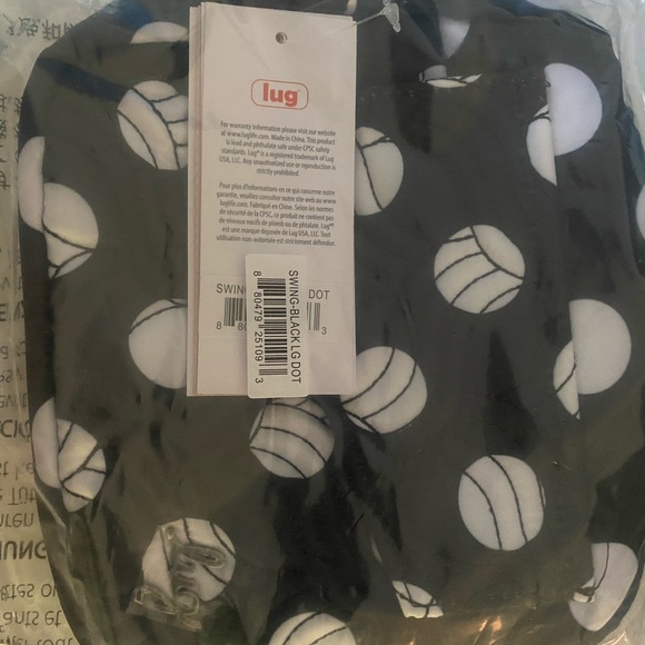 lug Handbags - Lug Swing in Black Dot